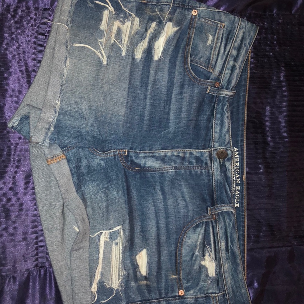 Tom-girl jean shorts